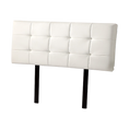 Load image into Gallery viewer, PU Leather Double Bed Deluxe Headboard Bedhead - White