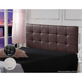 Load image into Gallery viewer, PU Leather Queen Bed luxe Headboard Bedhead - Brown