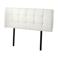 Load image into Gallery viewer, PU Leather Queen Bed Deluxe Headboard Bedhead - White