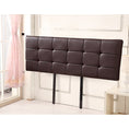 Load image into Gallery viewer, PU Leather King Bed luxe Headboard Bedhead - Brown