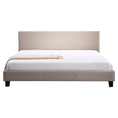 Load image into Gallery viewer, King Linen Fabric Bed Frame Beige