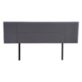 Load image into Gallery viewer, Linen Fabric King Bed Headboard Bedhead - Grey