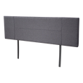 Load image into Gallery viewer, Linen Fabric King Bed Headboard Bedhead - Grey
