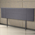 Load image into Gallery viewer, Linen Fabric King Bed Headboard Bedhead - Grey