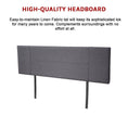 Load image into Gallery viewer, Linen Fabric King Bed Headboard Bedhead - Grey