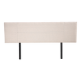 Load image into Gallery viewer, Linen Fabric King Bed Headboard Bedhead - Beige