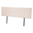 Load image into Gallery viewer, Linen Fabric King Bed Headboard Bedhead - Beige
