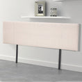 Load image into Gallery viewer, Linen Fabric King Bed Headboard Bedhead - Beige