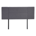 Load image into Gallery viewer, Linen Fabric Double Bed Headboard Bedhead - Grey