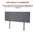 Load image into Gallery viewer, Linen Fabric Double Bed Headboard Bedhead - Grey