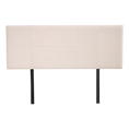 Load image into Gallery viewer, Linen Fabric Double Bed Headboard Bedhead - Beige
