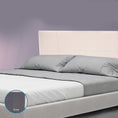 Load image into Gallery viewer, Linen Fabric Double Bed Headboard Bedhead - Beige
