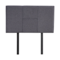 Load image into Gallery viewer, Linen Fabric Single Bed Headboard Bedhead - Grey