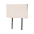 Load image into Gallery viewer, Linen Fabric Single Bed Headboard Bedhead - Beige