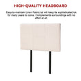Load image into Gallery viewer, Linen Fabric Single Bed Headboard Bedhead - Beige