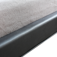 Load image into Gallery viewer, Double PU Leather Deluxe Bed Frame Black