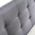 Load image into Gallery viewer, Double Linen Fabric Deluxe Bed Frame Grey