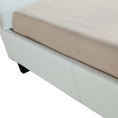 Load image into Gallery viewer, King Single PU Leather Bed Frame White