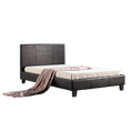 Load image into Gallery viewer, King Single PU Leather Bed Frame Brown