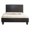 Load image into Gallery viewer, King Single PU Leather Bed Frame Brown
