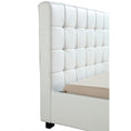 Load image into Gallery viewer, King Single PU Leather Deluxe Bed Frame White