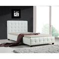 Load image into Gallery viewer, King Single PU Leather Deluxe Bed Frame White
