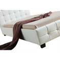 Load image into Gallery viewer, King Single PU Leather Deluxe Bed Frame White