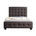 Load image into Gallery viewer, King Single PU Leather Deluxe Bed Frame Brown