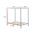 Load image into Gallery viewer, 4 Four Poster Queen Bed Frame
