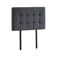 Load image into Gallery viewer, Linen Fabric Single Bed Deluxe Headboard Bedhead - Grey