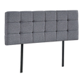 Load image into Gallery viewer, Linen Fabric Double Bed Deluxe Headboard Bedhead - Grey
