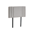 Load image into Gallery viewer, Linen Fabric Single Bed Deluxe Headboard Bedhead - Beige