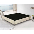 Load image into Gallery viewer, Palermo King Ensemble Bed Base Platinum Natural Sand Linen Fabric