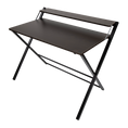 Load image into Gallery viewer, Folding Desk with Shelf Computer Laptop PC Table Side Home Office Furniture