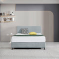 Load image into Gallery viewer, Linen Fabric Queen Bed Deluxe Headboard Bedhead - Stone Grey
