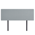 Load image into Gallery viewer, Linen Fabric King Bed Deluxe Headboard Bedhead - Stone Grey