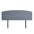 Load image into Gallery viewer, Linen Fabric King Bed Curved Headboard Bedhead - Berlin Blue