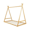 Load image into Gallery viewer, Kids Tent Montessori Toddler Floor Bed Wooden Bedframe