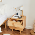 Load image into Gallery viewer, Spencer Natural Bedside Table