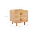 Load image into Gallery viewer, Spencer Natural Bedside Table