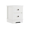 Load image into Gallery viewer, Margaux White Coastal Style Bedside Table