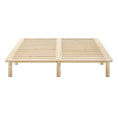 Load image into Gallery viewer, Platform Bed Base Frame Wooden Natural Single Pinewood