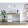 Load image into Gallery viewer, Ashley Coastal White Wooden Office Desk