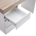 Load image into Gallery viewer, Ashley Coastal White Wooden Office Desk