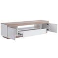 Load image into Gallery viewer, Ashley Coastal White Wooden TV Cabinet Entertainment Unit 180cm