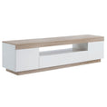 Load image into Gallery viewer, Ashley Coastal White Wooden TV Cabinet Entertainment Unit 180cm