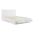 Load image into Gallery viewer, Margaux White Coastal Lifestyle Bedframe with Storage Drawers Double