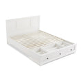 Load image into Gallery viewer, Margaux White Coastal Lifestyle Bedframe with Storage Drawers Double