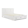 Load image into Gallery viewer, Margaux White Coastal Lifestyle Bedframe with Storage Drawers King