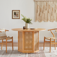 Load image into Gallery viewer, Lua 4 Seater Round Rattan Dining Table